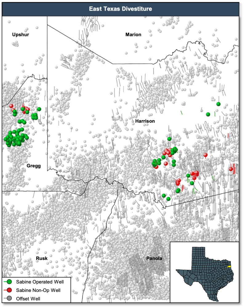 Marketed: Sabine Oil & Gas East Texas Operated, Nonop Properties | Hart